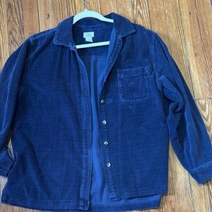 L.L. Bean Navy Corduroy Shirt